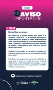 aviso 11 nov