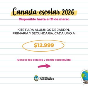canasta escolar